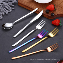 Forks Spoons Knives Gold Cutlery Set Stainless Steel Flatware Sets